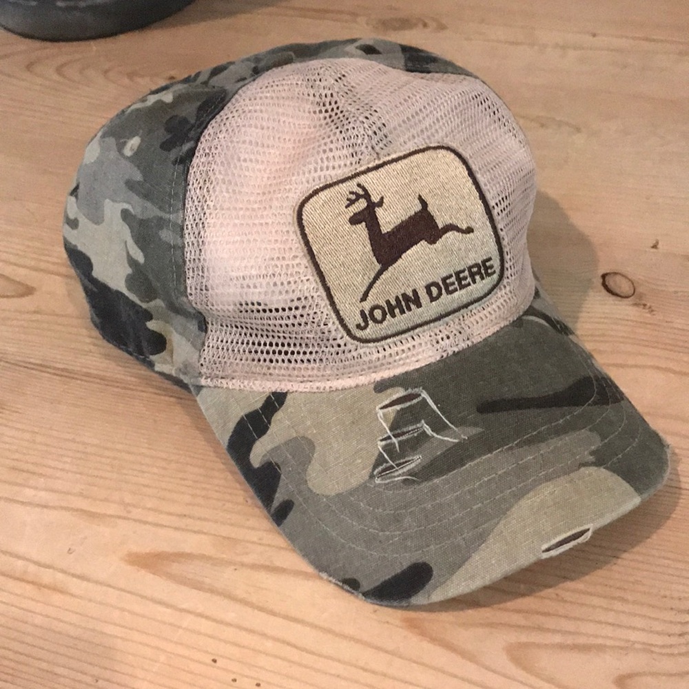 John Deere camouflage hat